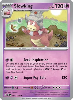 Slowking [Seek Inspiration | Super Psy Bolt] 카드 이미지