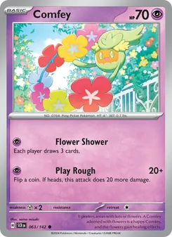 Comfey [Flower Shower | Play Rough] 카드 이미지
