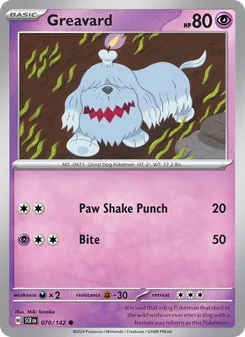 Greavard [Paw Shake Punch | Bite] 카드 이미지