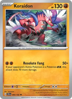 Koraidon [Resolute Fang] 카드 이미지