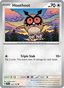 Hoothoot [Triple Stab] 카드 이미지