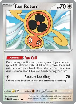 Fan Rotom [Fan Call | Assault Landing] 카드 이미지