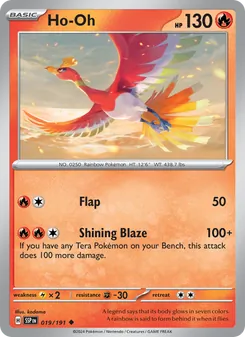 Ho-Oh [Flap | Shining Blaze] 카드 이미지