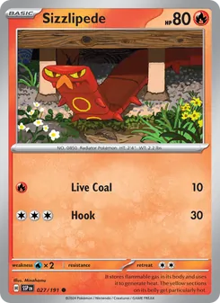 Sizzlipede [Live Coal | Hook] 카드 이미지