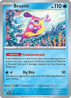 Bruxish [Counterattack | Big Bite] 카드 이미지