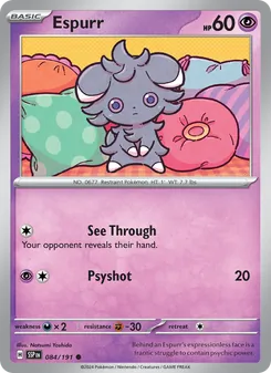 Espurr [See Through | Psyshot] 카드 이미지