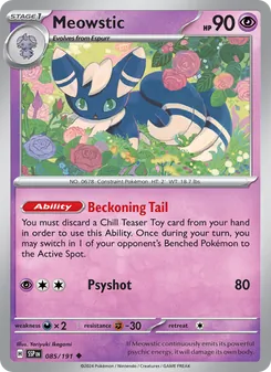 Meowstic [Beckoning Tail | Psyshot]