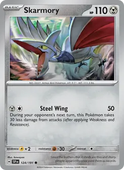 Skarmory [Steel Wing] 카드 이미지