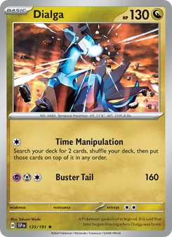 Dialga [Time Manipulation | Buster Tail] 카드 이미지