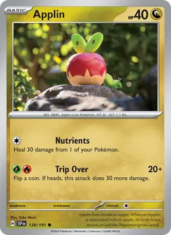Applin [Nutrients | Trip Over] 카드 이미지