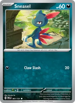 Sneasel [Claw Slash]