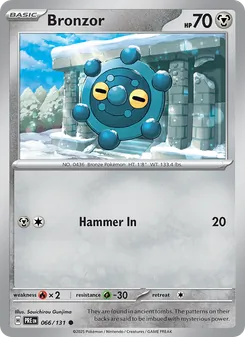Bronzor [Hammer In] 카드 이미지
