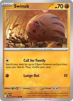 Swinub [Call for Family | Lunge Out]