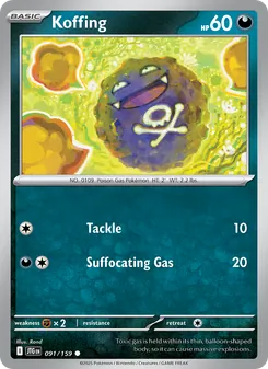 Koffing [Tackle | Suffocating Gas]
