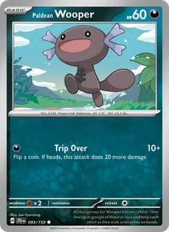 Paldean Wooper [Trip Over]