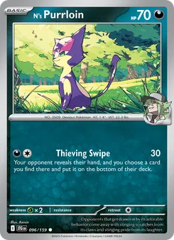 N's Purrloin [Thieving Swipe]
