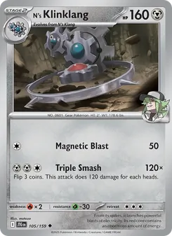N's Klinklang [Magnetic Blast | Triple Smash]