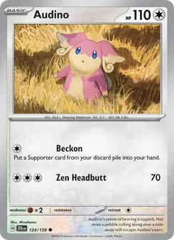 Audino [Beckon | Zen Headbutt] 카드 이미지
