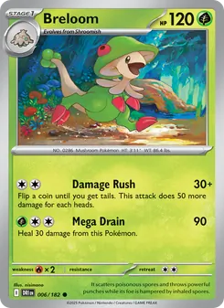 Breloom [Damage Rush | Mega Drain]