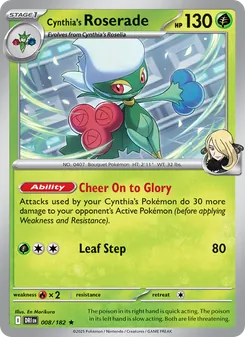 Cynthia's Roserade [Cheer On to Glory | Leaf Step]