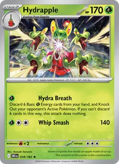 Hydrapple [Hydra Breath | Whip Smash] 카드 이미지