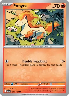 Ponyta [Double Headbutt] 카드 이미지