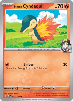 Ethan's Cyndaquil [Ember] 카드 이미지