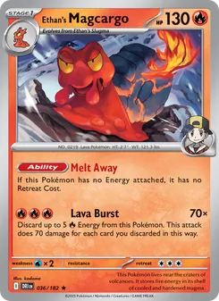 Ethan's Magcargo [Melt Away | Lava Burst] 카드 이미지