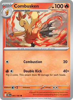 Combusken [Combustion | Double Kick] 카드 이미지