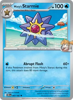 Misty's Starmie [Abrupt Flash]
