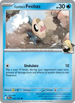 Cynthia's Feebas [Undulate] 카드 이미지