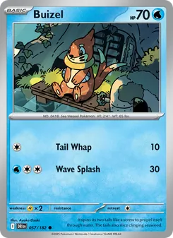 Buizel [Tail Whap | Wave Splash] 카드 이미지
