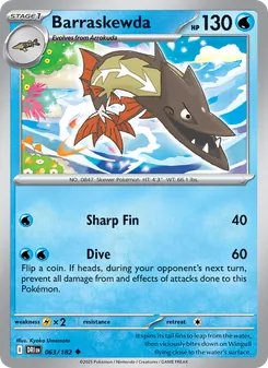 Barraskewda [Sharp Fin | Dive] 카드 이미지