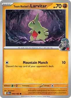 Team Rocket's Larvitar [Mountain Munch]