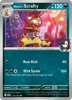 Marnie's Scrafty [Rear Kick | Wild Tackle]
