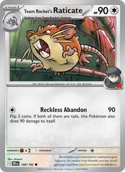 Team Rocket's Raticate [Reckless Abandon]