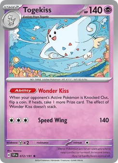 Togekiss [Wonder Kiss | Speed Wing]