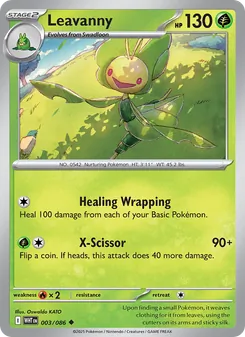 Leavanny [Healing Wrapping | X-Scissor]