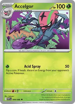Accelgor [Acid Spray] 카드 이미지