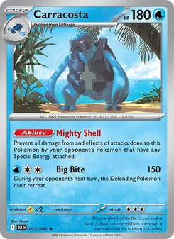 Carracosta [Mighty Shell | Big Bite] 카드 이미지