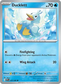 Ducklett [Firefighting | Wing Attack] 카드 이미지