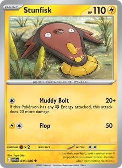 Stunfisk [Muddy Bolt | Flop] 카드 이미지