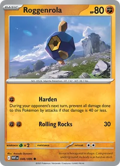 Roggenrola [Harden | Rolling Rocks]