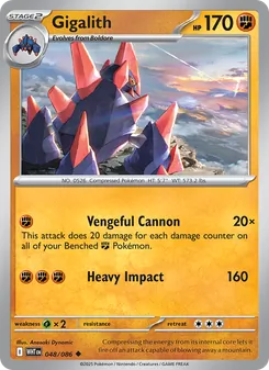 Gigalith [Vengeful Cannon | Heavy Impact] 카드 이미지