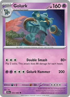 Golurk [Double Smash | Golurk Hammer] 카드 이미지