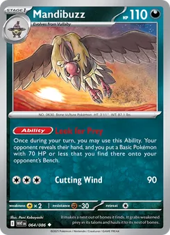 Mandibuzz [Look for Prey | Cutting Wind] 카드 이미지