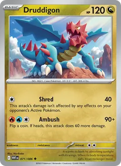 Druddigon [Shred | Ambush] 카드 이미지
