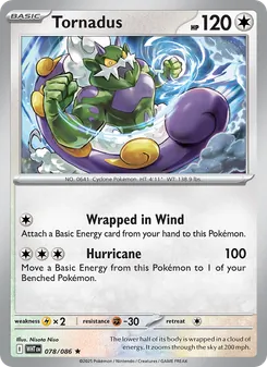 Tornadus [Wrapped in Wind | Hurricane] 카드 이미지