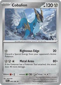 Cobalion [Righteous Edge | Metal Arms] 카드 이미지