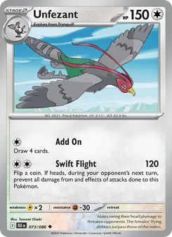 Unfezant [Add On | Swift Flight]